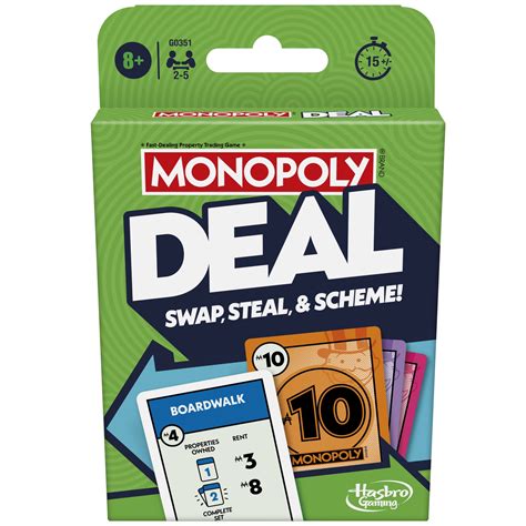 monopoly card game|Monopoly Deal Card Game, Quick.